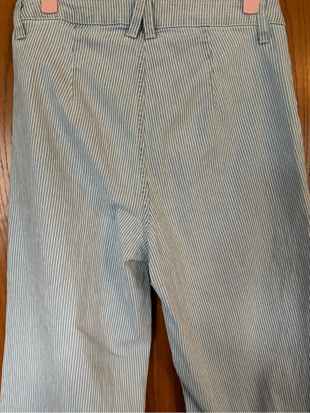 LC Lauren Conrad Light Blue Striped Wide-Leg Jeans - Picture 5 of 5